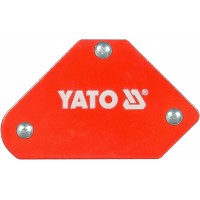 Кутники магнітні для зварюв YATO: кут: 45°, 90°, 135°, 2- 4.5 кг, 43х72х12мм, 4- 11,5кг, 82х118х14мм