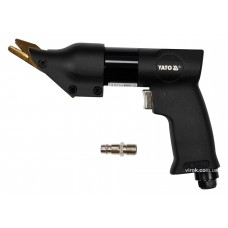 Ножиці пневматичні кутові YATO по листовому металу 1.4 мм 141 л/хв