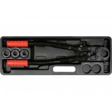 Прес-кліщі для труб PEX-AL.-PEX і PERT YATO; l= 42 см, розвід губ- 25 мм. з насадк U-тип 16/20/26 мм