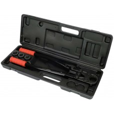 Прес-кліщі для труб PEX-AL.-PEX і PERT YATO; l= 42 см, розвід губ- 25 мм. з насадк U-тип 16/20/26 мм