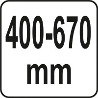 Тримач для перенесення  плит, блоків і цегли YATO; l= 40- 67 см